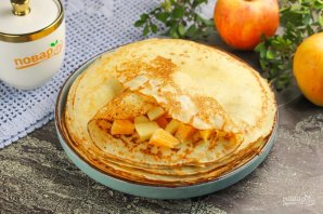 Блины с фруктами Блины с фруктами
