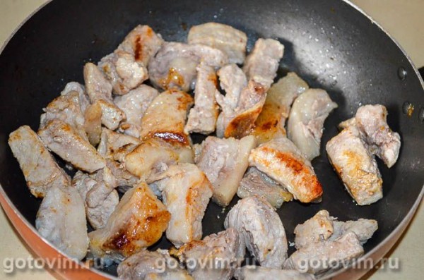 Сербская мучкалица (свинина с овощами)