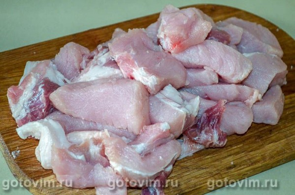Сербская мучкалица (свинина с овощами)
