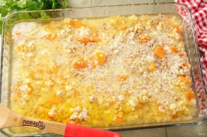 Фарш с рисом в духовке Фарш с рисом в духовке