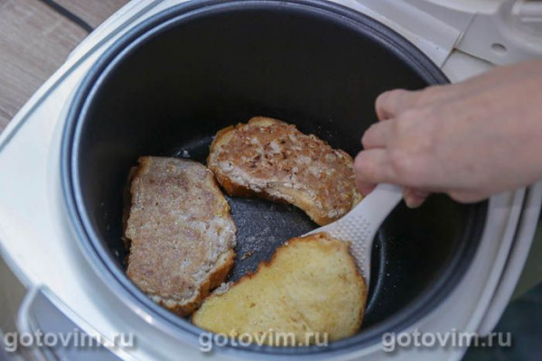 Горячие бутерброды с мясным фаршем в мультиварке Горячие бутерброды с мясным фаршем в мультиварке