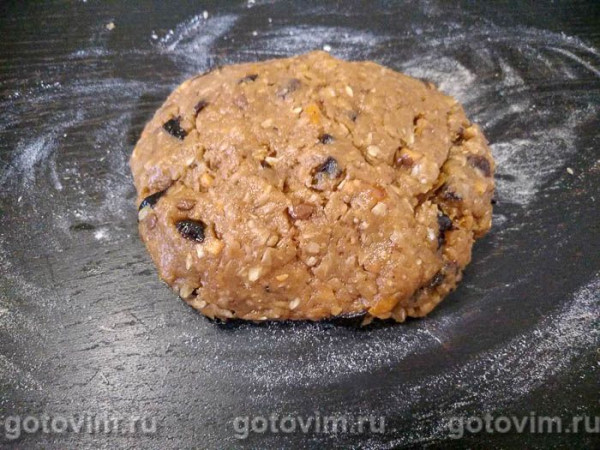 Домашнее овсяное печенье с шоколадом и сухофруктами Домашнее овсяное печенье с шоколадом и сухофруктами