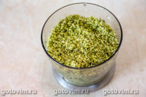 Макароны с миндальным песто Макароны с миндальным песто